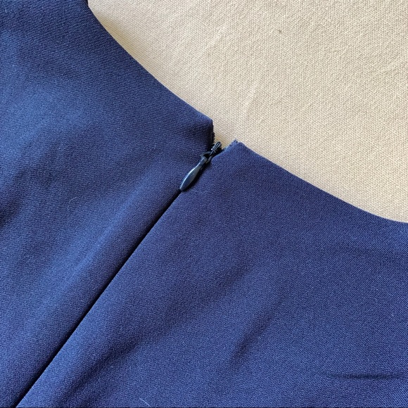 Maggy London Draped Ruffle Sheath Dress - Picture 5 of 7